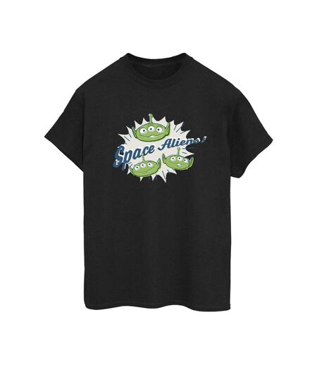 Disney Womens/Ladies Toy Story Aliens Cotton Boyfriend T-Shirt (Noir) - UTBI46926