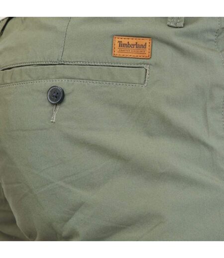 Mens poplin outdoor cargo shorts green Timberland
