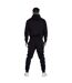 Mens Essential Full Zip Hoodie Black SikSilk-3