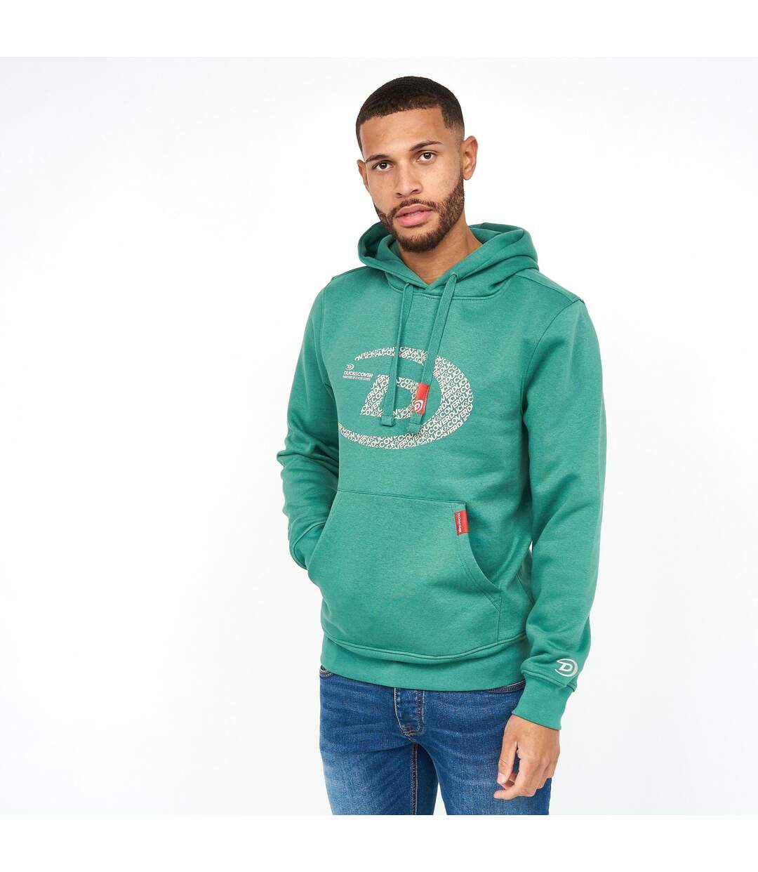 Duck and Cover Mens Bromley Hoodie (Green)