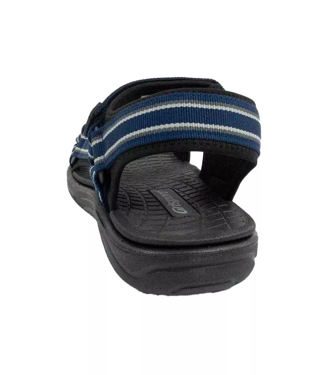 Sandales Motif/style Rayé Homme Noir Bleu Marine Foncé Grisport-2