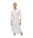 Robe Chemisier Mi-longue Linn Femme Blanc Neige Vero Moda-2