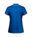 Womens/ladies tamil short-sleeved sports polo shirt royal blue/white Roly