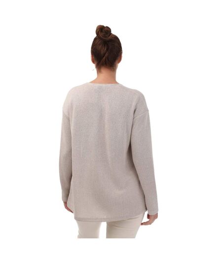Cardigan eddie femme blanc cassé Vero Moda