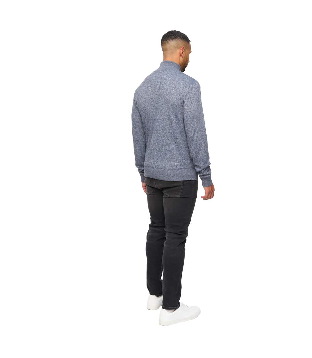 Pull Delloway Homme Charbon Chiné Bewley & Ritch-3