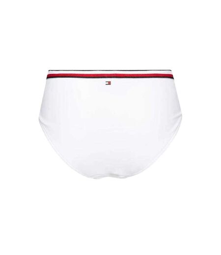 Bas De Maillot De Bain Motif/style Rayures Contrastées Femme Blanc Tommy Hilfiger