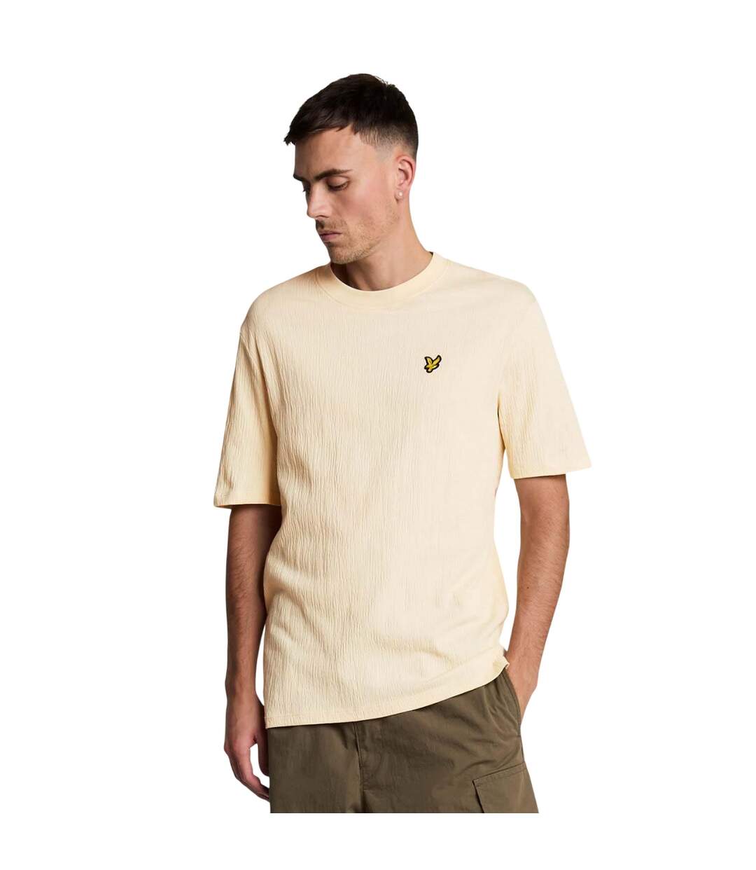 T-shirt Homme Beige Lyle & Scott-4