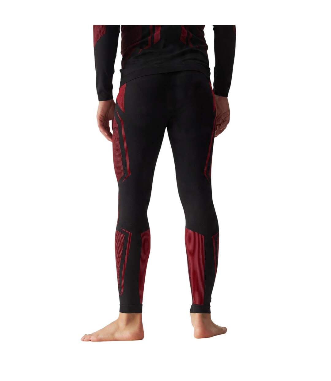 Legging Waw24useam166 Homme Noir Rouge 4F-2