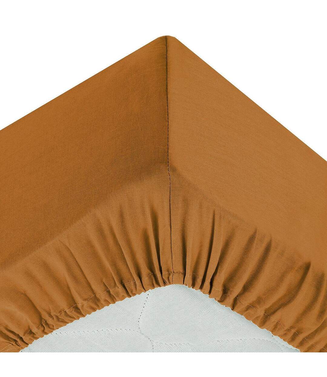 Drap Housse Intérieur 90x190cm Jaune Cumin-1
