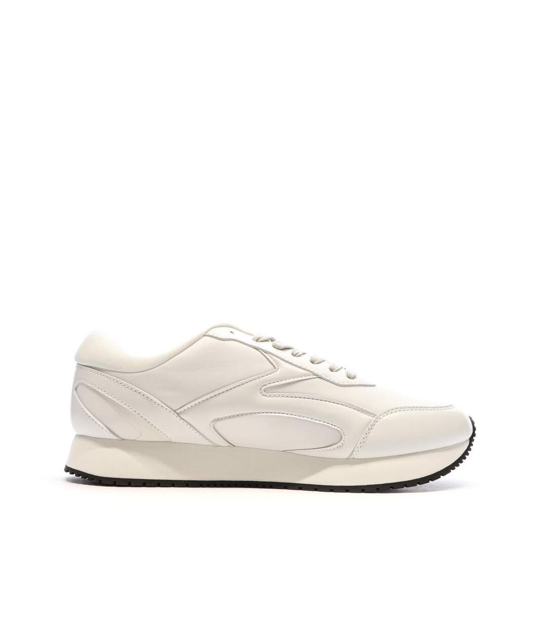 Baskets blanches homme calvin klein jeans retro runner-2