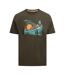 T-shirt Murray Homme Vert Kaki Trespass-1