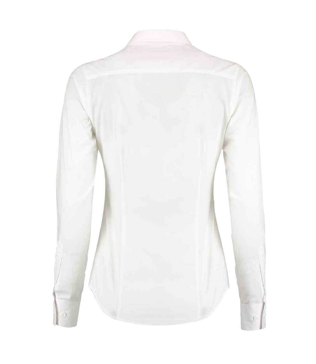 Chemisier Manches Longues Femme Blanc Kustom Kit-3