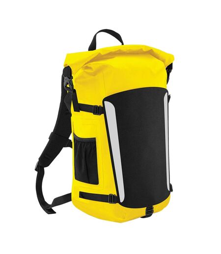 Quadra Submerge 25 Litre Waterproof Backpack/Rucksack (Pack of 2) (Yellow/Black) (One Size)