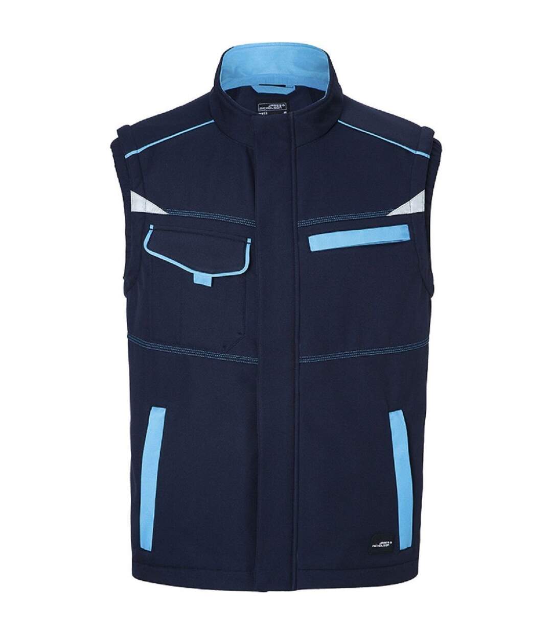 Bodywarmer softshell unisexe - JN852 - bleu marine-1