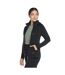 Womens/ladies skechluxe elevate hooded jacket black Skechers-3