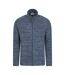 Mountain Warehouse Mens Snowdon II Full Zip Fleece Jacket (Blue)