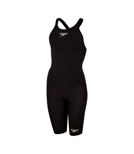 Maillot De Bain 1 Pièce Long Motif/style Logo Lzr Ignite Femme Noir Speedo
