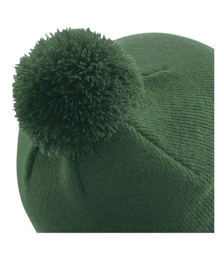 Beechfield Unisex Original Pom Pom Winter Beanie Hat (Moss Green) - UTRW3666
