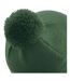 Beechfield Unisex Original Pom Pom Winter Beanie Hat (Moss Green)