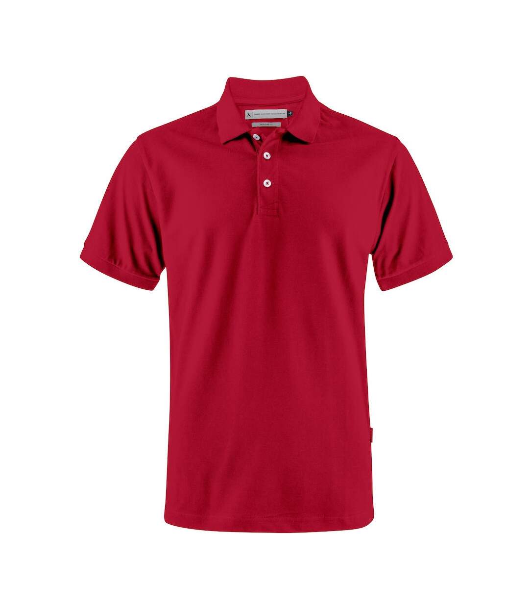 James Harvest Mens Sunset Modern Polo Shirt (Red)