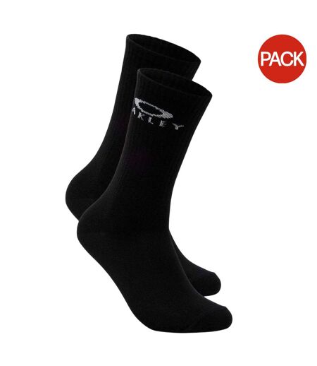 Pack Of 3  Mens Ellipse Crew Socks  Blackout Oakley