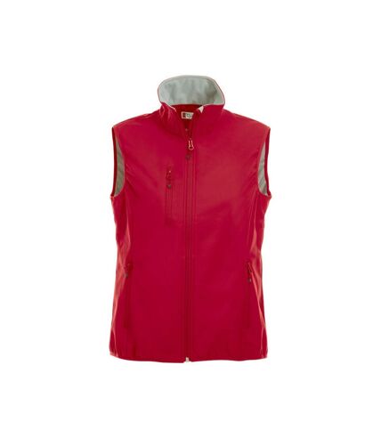 Clique Womens/Ladies Plain Softshell Vest (Red)