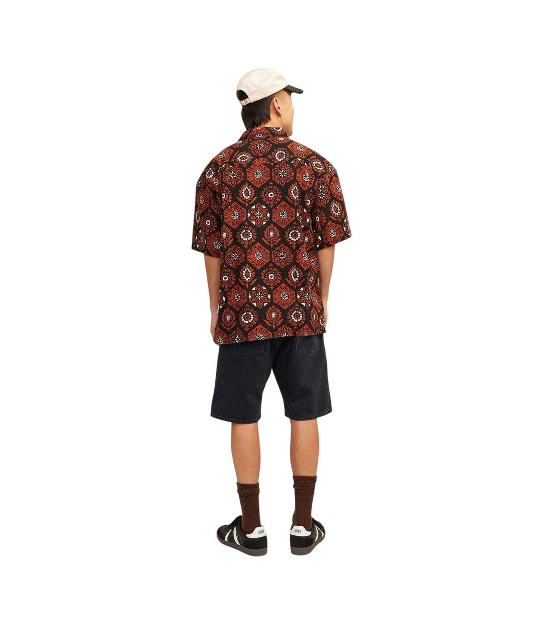 Mens Tony Jean Shorts Black Denim Jack And Jones-3
