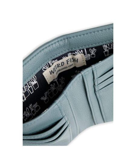 Tabytha plain vegan leather coin purse one size mineral blue Weird Fish