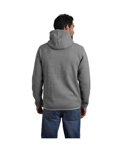 Mens lockie bonded full zip fleece jacket limestone Weird Fish