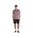 T-shirt Manches Courtes Active Homme Violet Animal-4