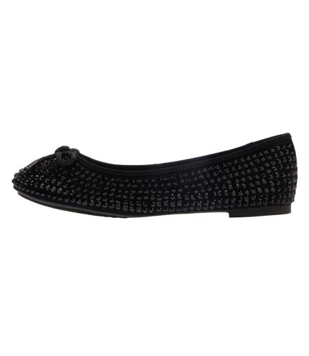 Ballerines hale femme noir Dune London