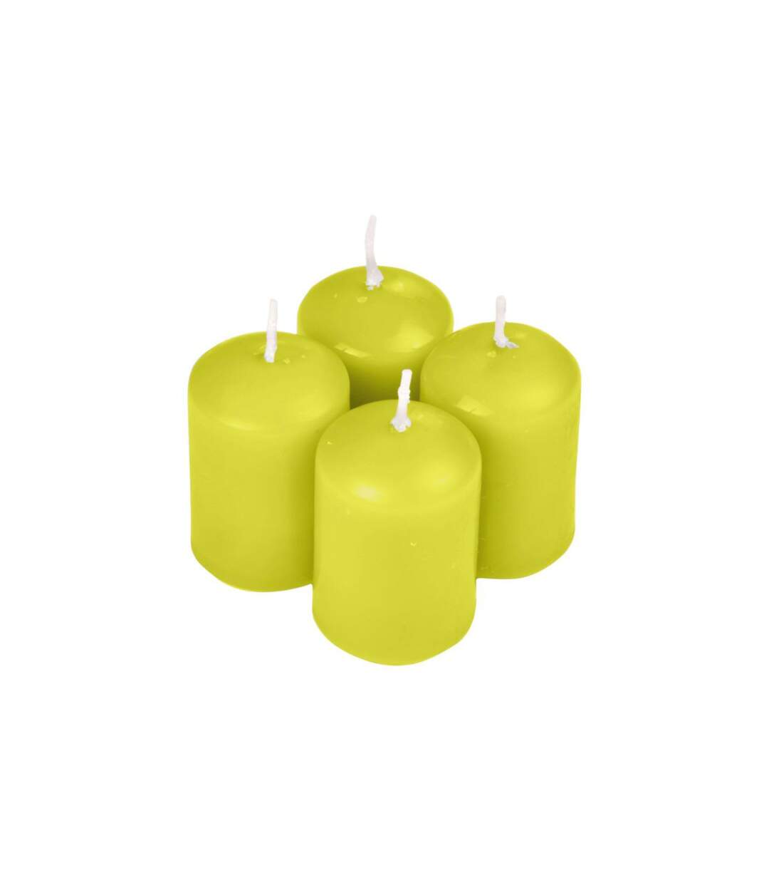 Lot de 4 Bougies Parfumées Essentiel 6cm Pomme-1