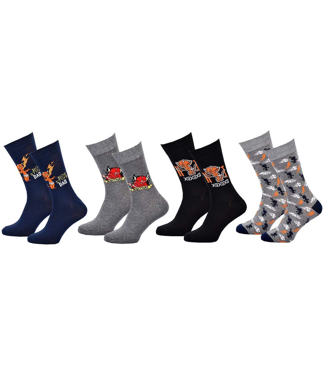 Chaussettes Pack HOMME HOT STUFF Pack de 4 Paires 1787