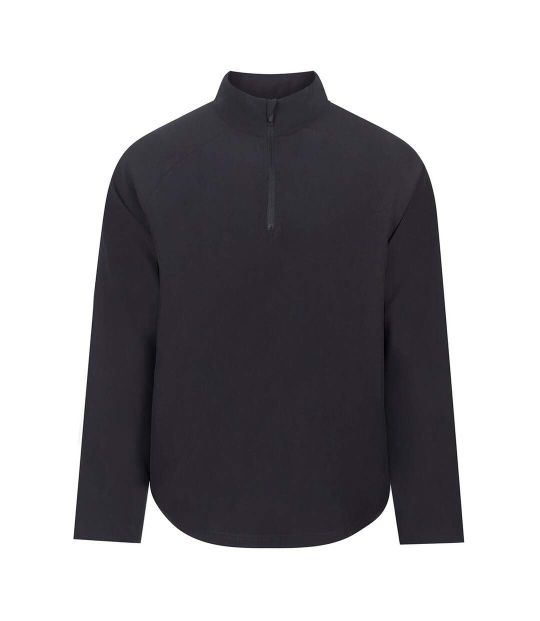 Unisex Adult Technical Quarter Zip Track Top Black Tombo-1