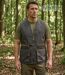LEDERTYS LY0207 — Gilet de chasse sans manches vert : l'équipement fonctionnel à cartouchière 16 tubes-4