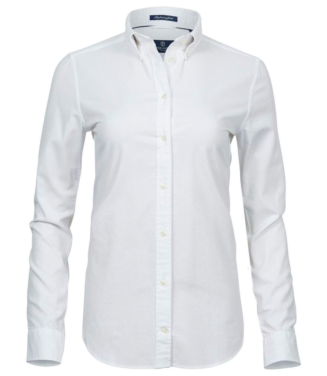 Chemise femme Oxford - 4001 - blanc - manches longues-1