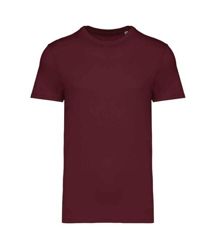 Unisex adult heavyweight slim t-shirt dark cherry Native Spirit