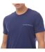 Pack Of 2  Mens Crew Neck Lounge T-shirt  Blue White Armani-3