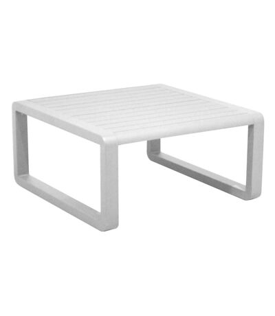 Table basse de jardin en aluminium 80x80 cm Tonio