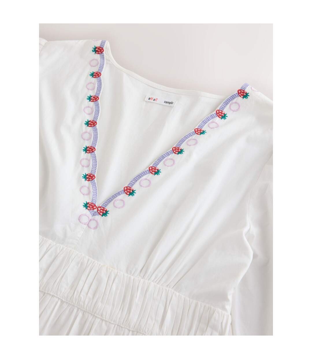 Womens/ladies Strawberry Broderie Dress White Cath Kidston-4
