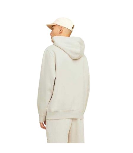 Sweat À Capuche Homme Beige Pâle Jack And Jones