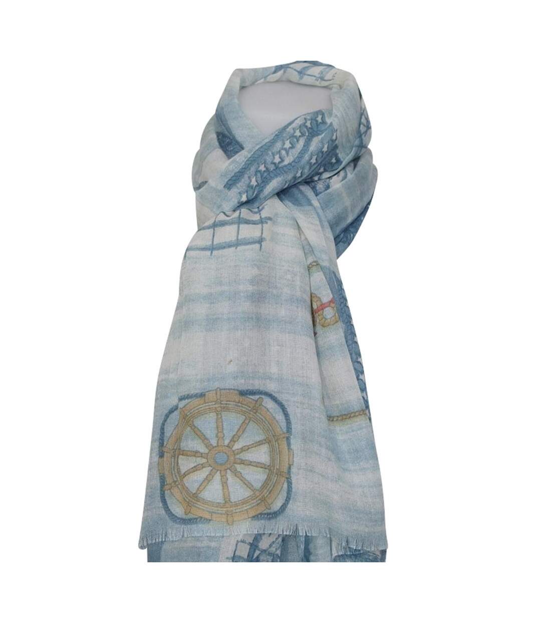 Grand foulard marin-1