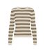 Pull beige/taupe femme vero moda chili-1