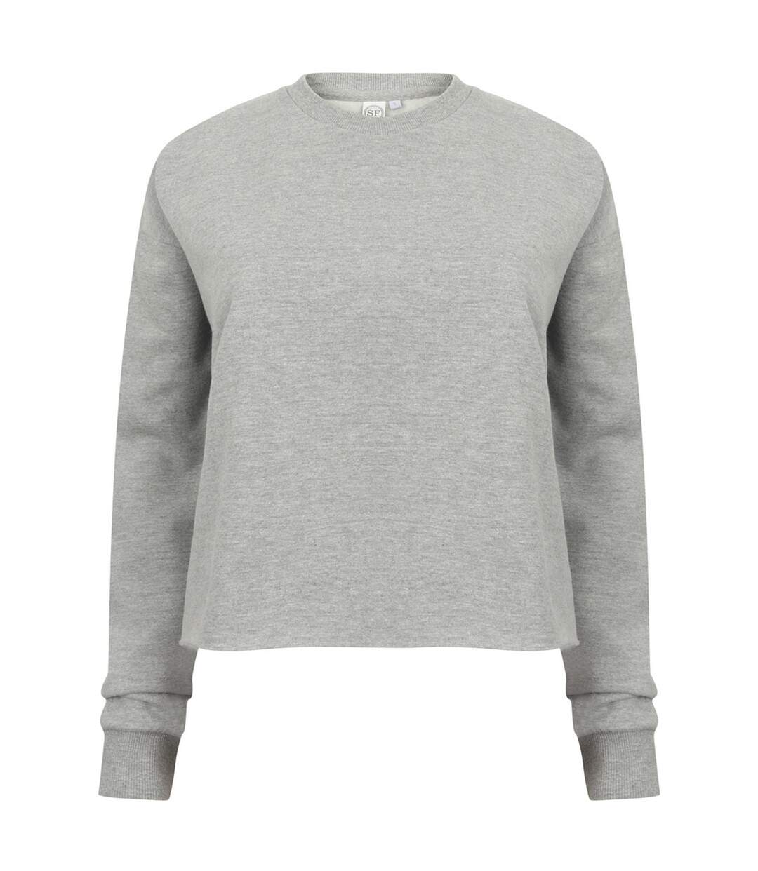 Selected Homme - Sweat-shirt à manches raglan et ourlet brut