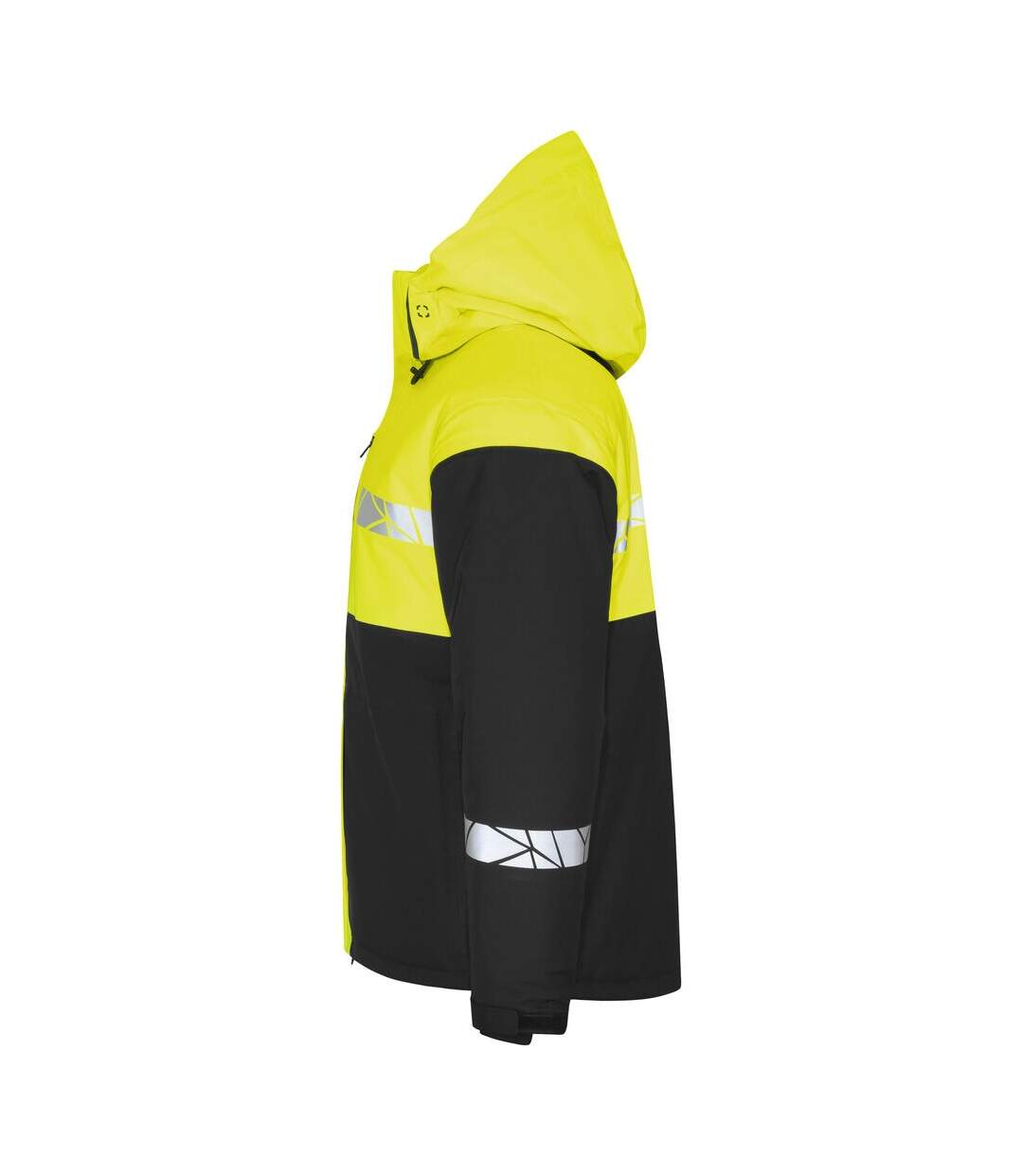 Doudoune Softshell Progression Homme Noir Jaune Projob-4