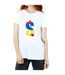Disney Womens/Ladies Alphabet S Is For Snow White Cotton Boyfriend T-Shirt (Blanc) - UTBI42699-3