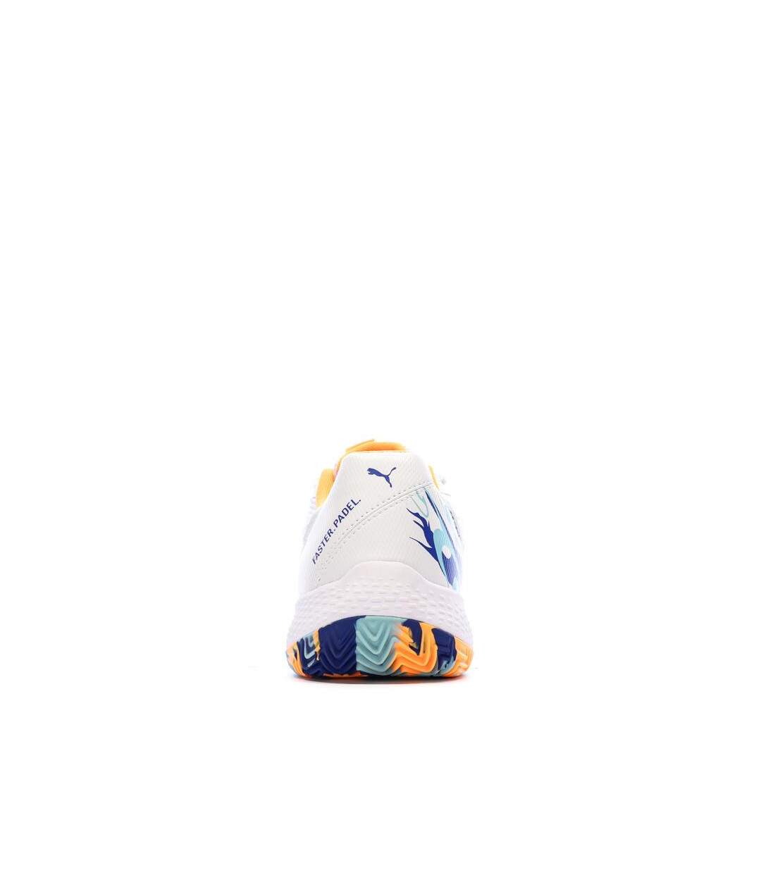 Chaussures de padel blanche mixte puma nova court-3