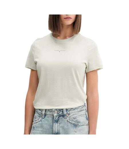 T-Shirt vert femme tommy hilfiger linear