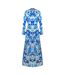 Womens/ladies Orchid Dress Blue Inoa-2