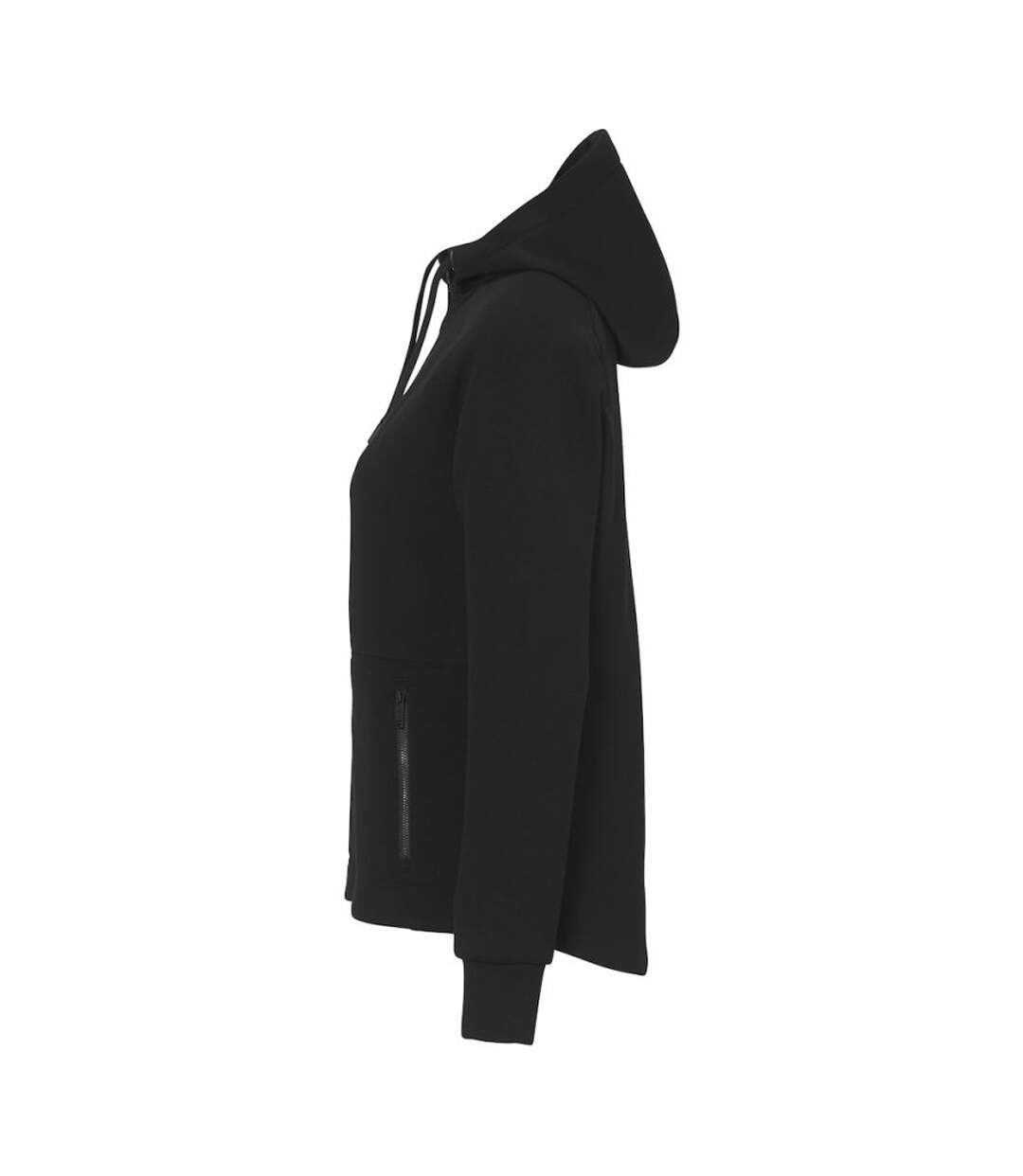 Womens/ladies Anzac Full Zip Hoodie Black Dad-3